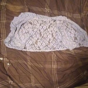 Crop lace dress jacket
